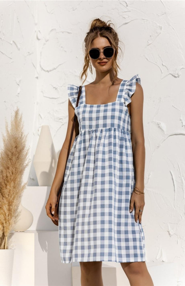 Robe Printanière | Reine Rustique BLEU / S