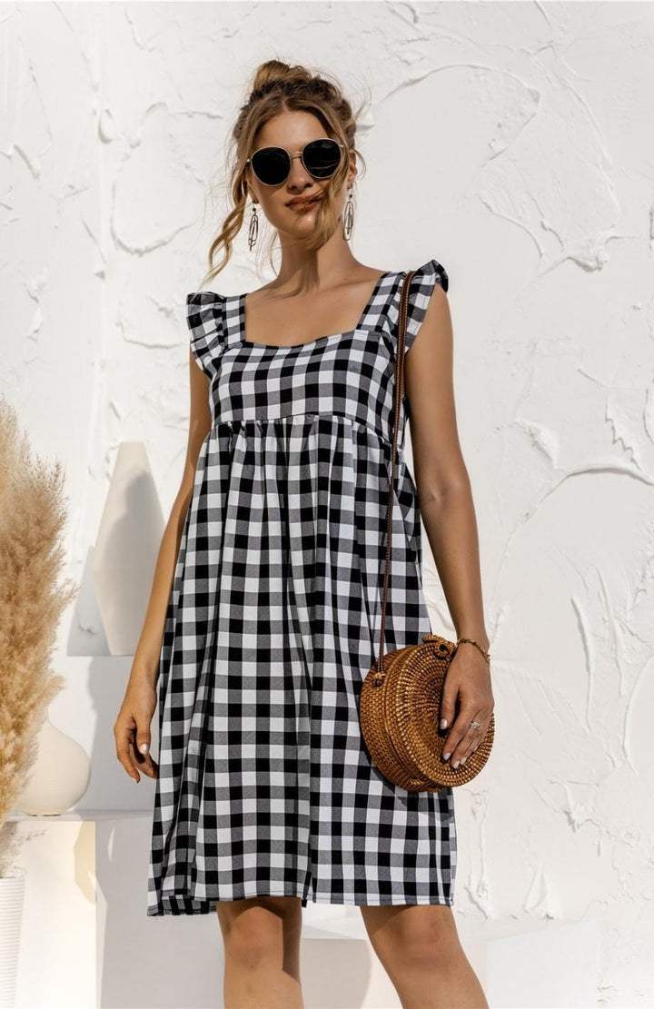 Robe Printanière | Reine Rustique NOIR / S