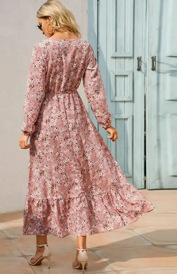 Robe Rose Bohème | Reine Rustique