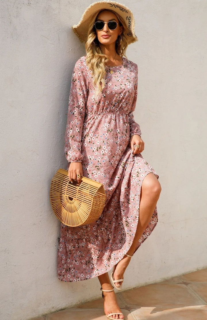 Robe Rose Bohème | Reine Rustique
