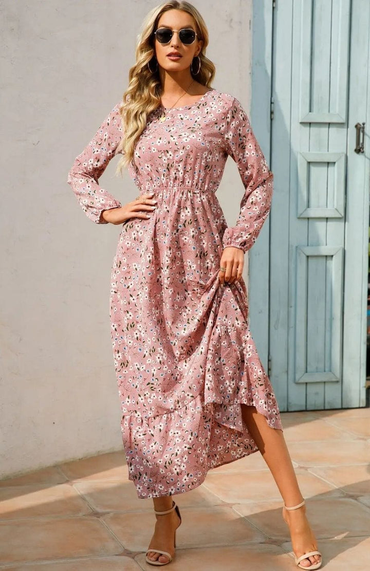 Robe Rose Bohème | Reine Rustique