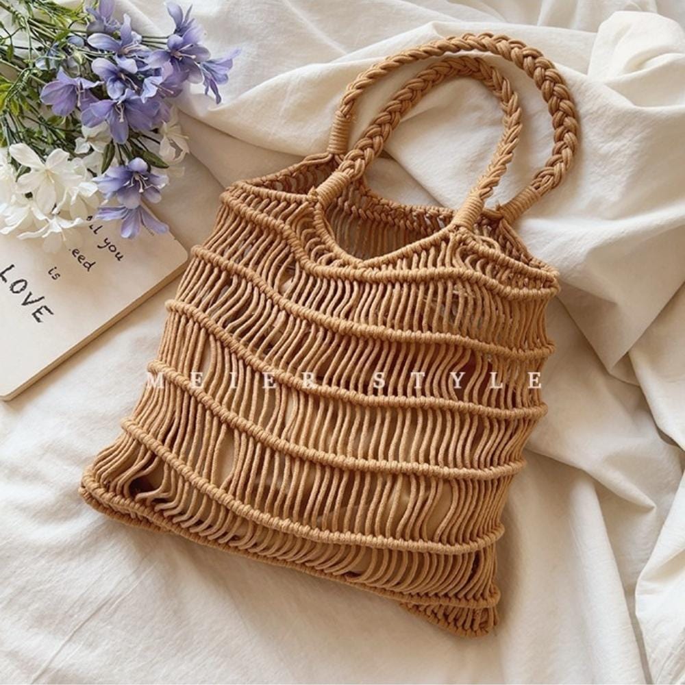 Sac Style Champêtre | Reine Rustique KAKI / 30 x 28cm