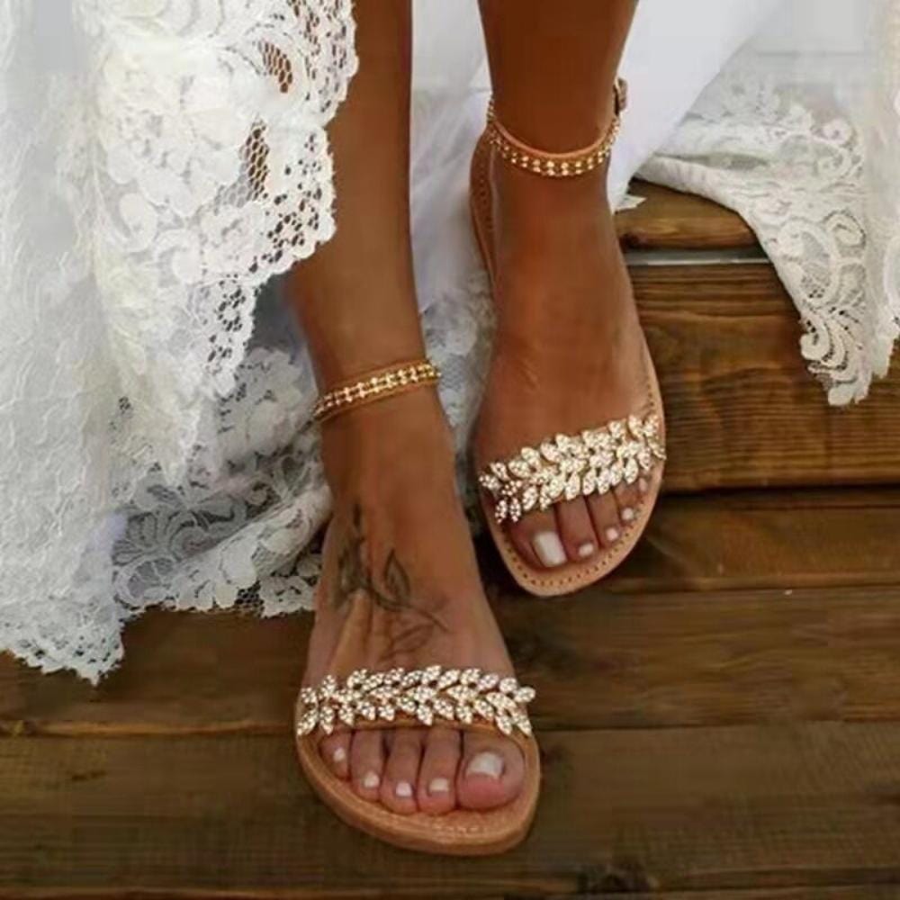 Sandales Pour Mariage Champêtre | Reine Rustique