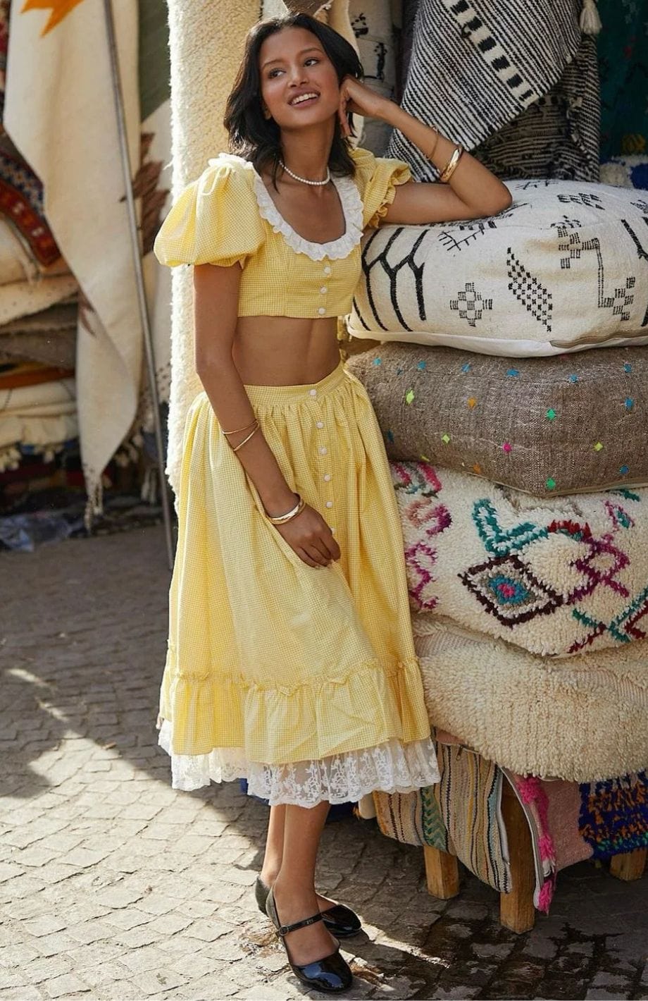 Tenue Jupe Champêtre Chic | Reine Rustique